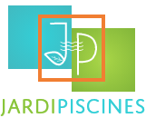 logo jardipiscines blanc